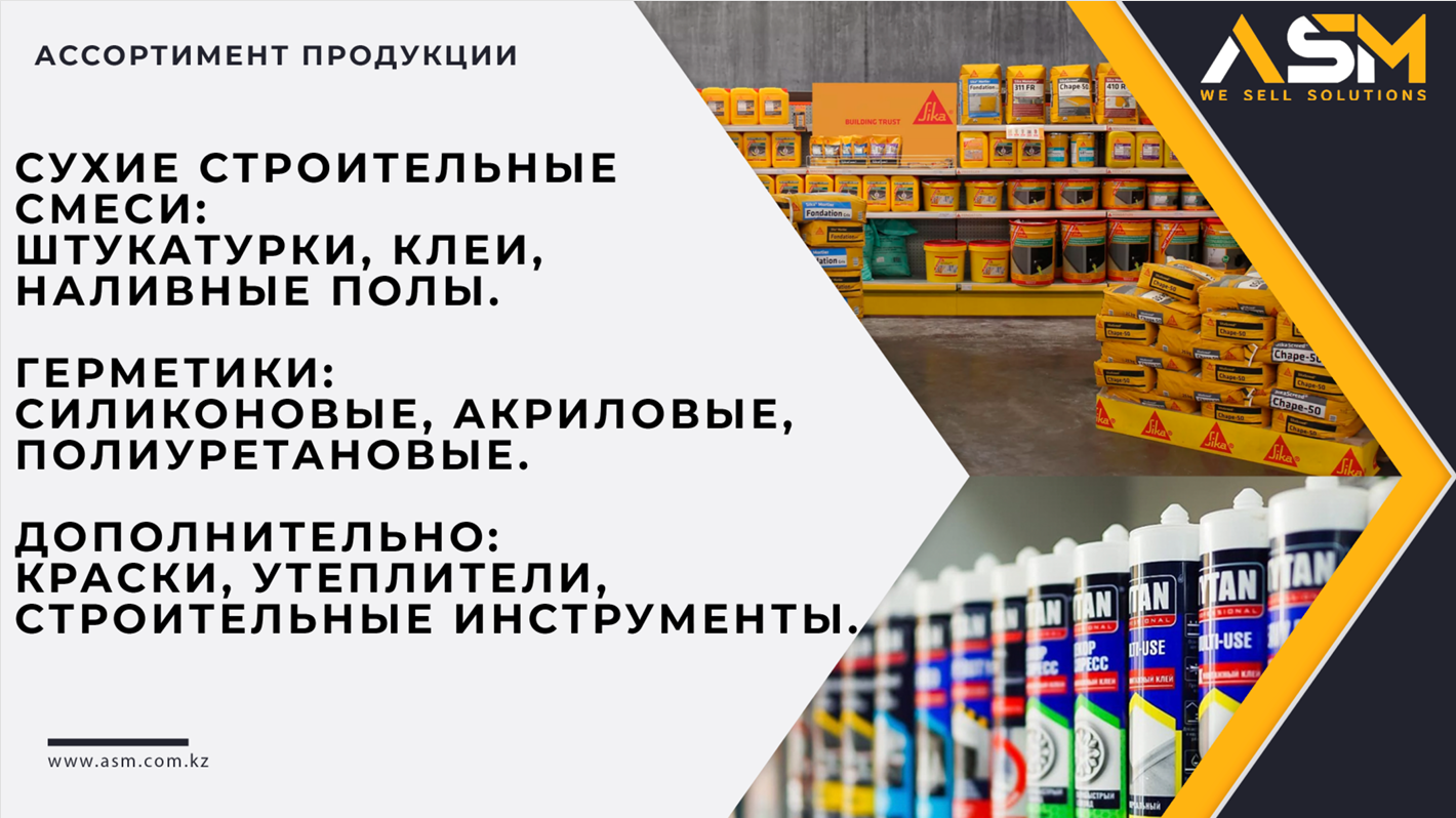 Ассортимент продукции